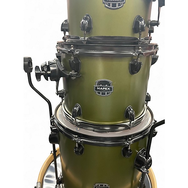 Used Mapex 4 Piece ARMORY MANTIS GREEN Drum Kit