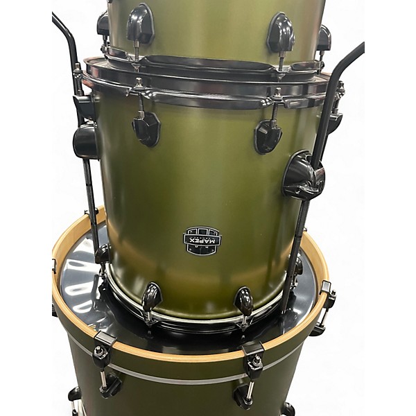 Used Mapex 4 Piece ARMORY MANTIS GREEN Drum Kit