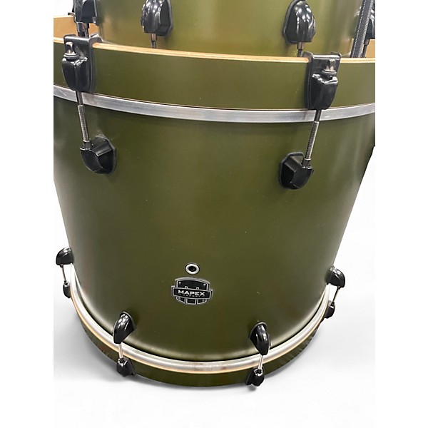 Used Mapex 4 Piece ARMORY MANTIS GREEN Drum Kit