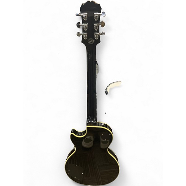 Used Epiphone Les Paul Custom Silverburst Solid Body Electric Guitar