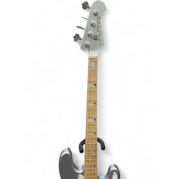 Used Lakland 44-02 Skyline Series Ice Blue Metallic Electric Bass Guitar