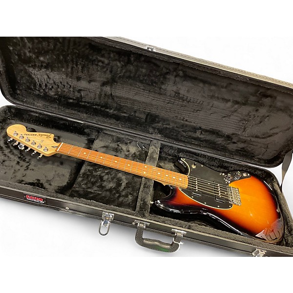 Used 2017 Fender Player Mustang 90 2 Color Sunburst Solid Body Electric Guitar