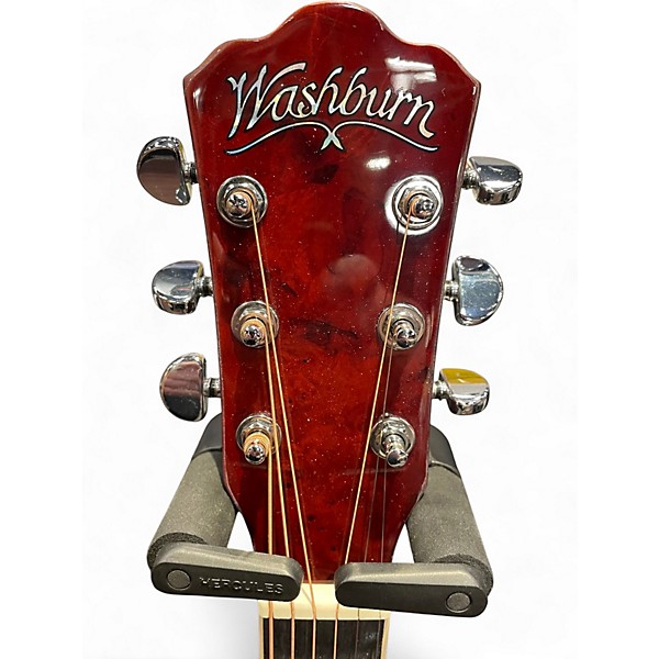 Used Washburn DFBDA DEEP FOREST BURL D AMBER FADE Acoustic Guitar