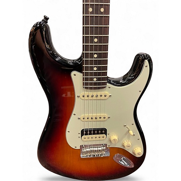 Used Fender American Professional Stratocaster HSS Shawbucker 3 Color Sunburst Solid Body Electric Guitar