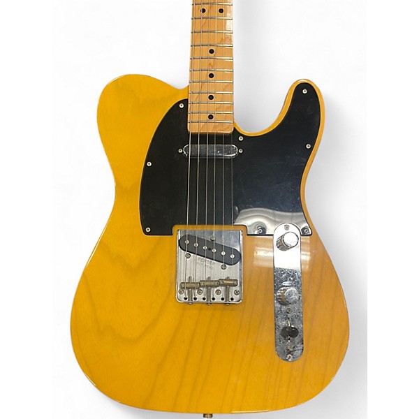Used Fender DELUXE ASH TELECASTER Butterscotch Blonde Solid Body Electric Guitar