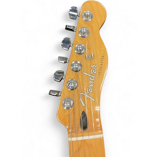 Used Fender DELUXE ASH TELECASTER Butterscotch Blonde Solid Body Electric Guitar