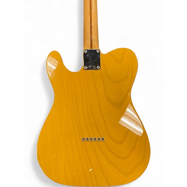 Used Fender DELUXE ASH TELECASTER Butterscotch Blonde Solid Body Electric Guitar