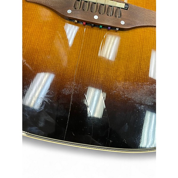 Vintage 1981 Ovation 1615 Tobacco Sunburst 12 String Acoustic Guitar