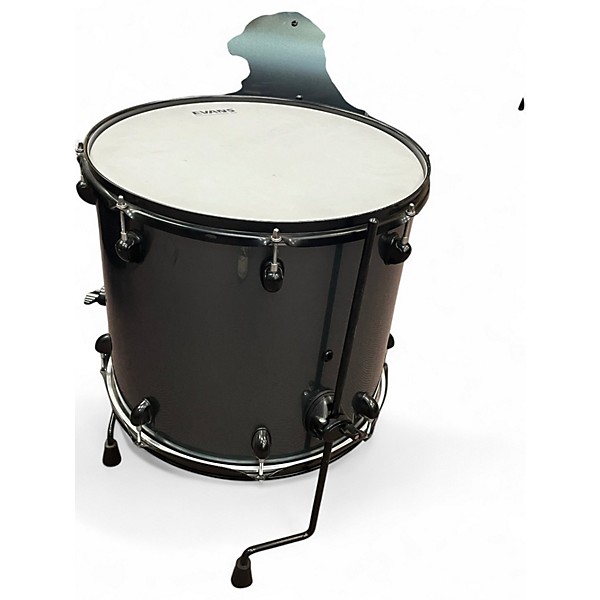 Used PDP by DW 7 Piece DOUBLE DRIVE Turquoise Sparkle Drum Kit