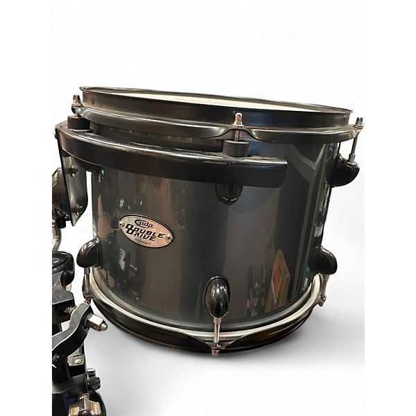 Used PDP by DW 7 Piece DOUBLE DRIVE Turquoise Sparkle Drum Kit