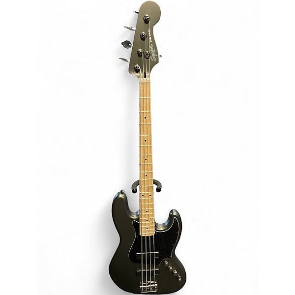 Used Squier Contemporary Active Jazz Bass Satin Black Electric Bass Guitar