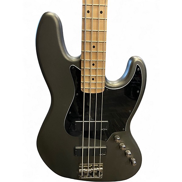 Used Squier Contemporary Active Jazz Bass Satin Black Electric Bass Guitar