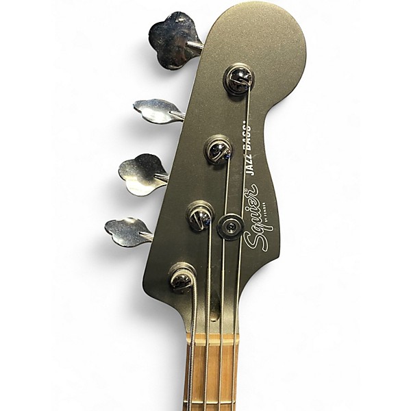 Used Squier Contemporary Active Jazz Bass Satin Black Electric Bass Guitar