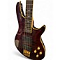 Used Schecter Guitar Research C4 DIAMOND SERIES  MAROON QUILT Electric Bass Guitar