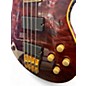 Used Schecter Guitar Research C4 DIAMOND SERIES  MAROON QUILT Electric Bass Guitar