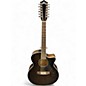 Used Guild F2512-CE Trans Black 12 String Acoustic Electric Guitar thumbnail