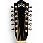 Used Guild F2512-CE Trans Black 12 String Acoustic Electric Guitar