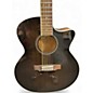 Used Guild F2512-CE Trans Black 12 String Acoustic Electric Guitar
