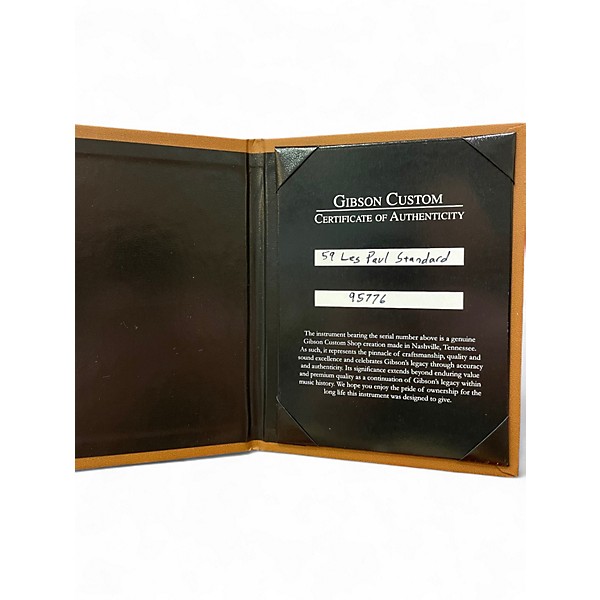 Used Gibson Custom M2M 1959 Les Paul Standard Reissue VOS Factory Burst Solid Body Electric Guitar