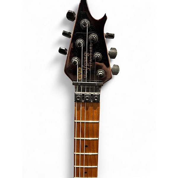 Used EVH Wolfgang Standard Silver Sparkle Solid Body Electric Guitar