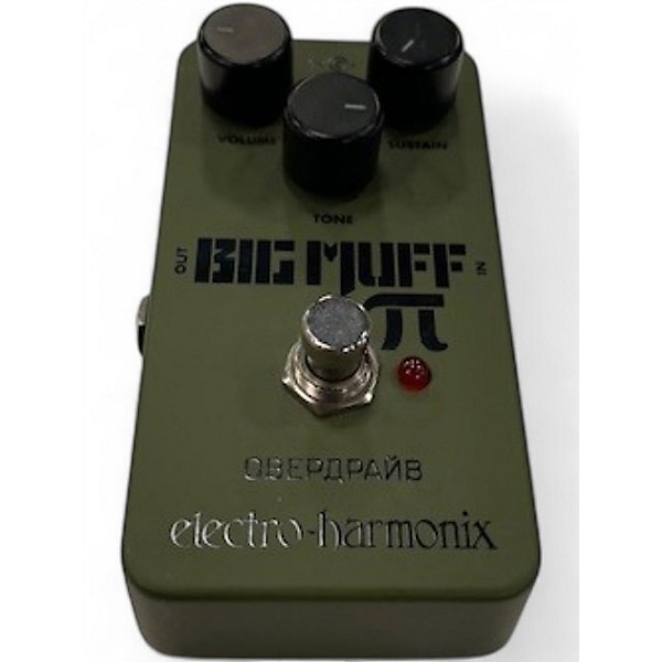 Used Electro-Harmonix Green Russian Big Muff Pi Fuzz Effect Pedal