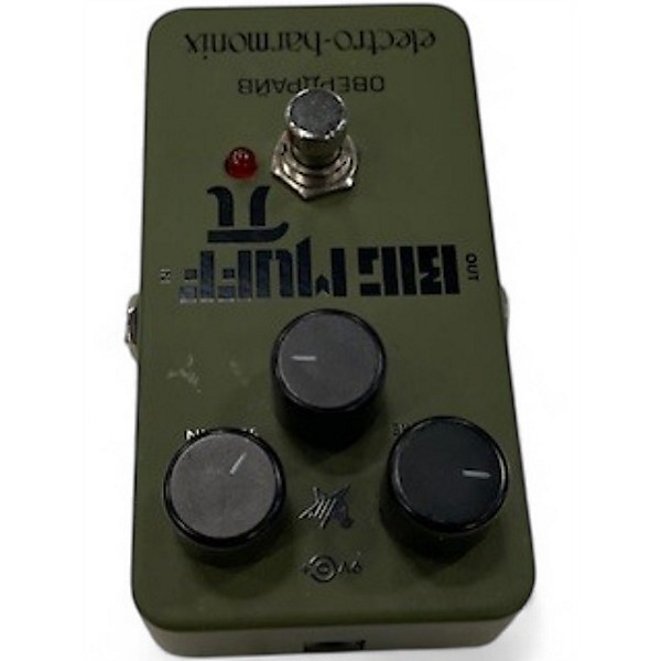 Used Electro-Harmonix Green Russian Big Muff Pi Fuzz Effect Pedal