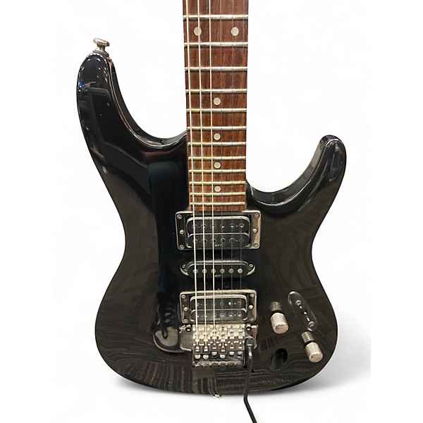 Used Ibanez S470 Black Solid Body Electric Guitar