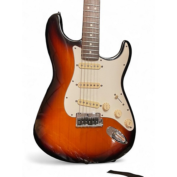 Vintage 1995 Fender American Standard Stratocaster 3 Tone Sunburst Solid Body Electric Guitar
