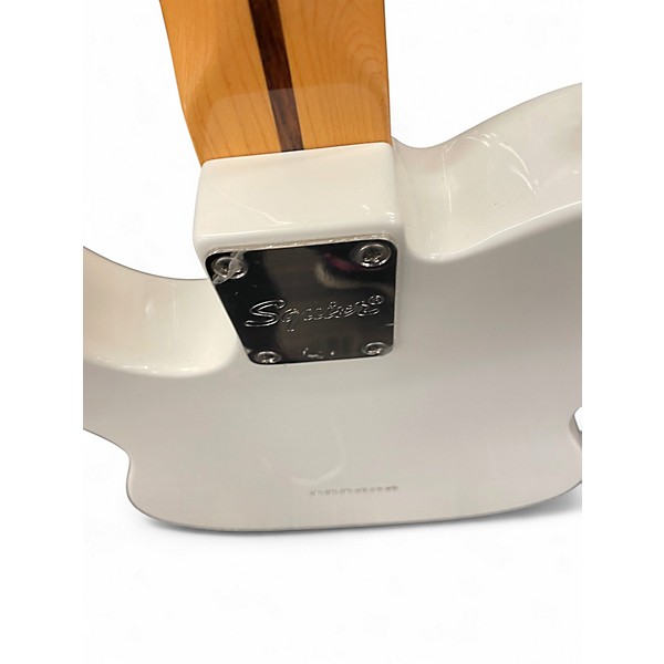 Used Squier FSR CLASSIC VIBE White Hollow Body Electric Guitar