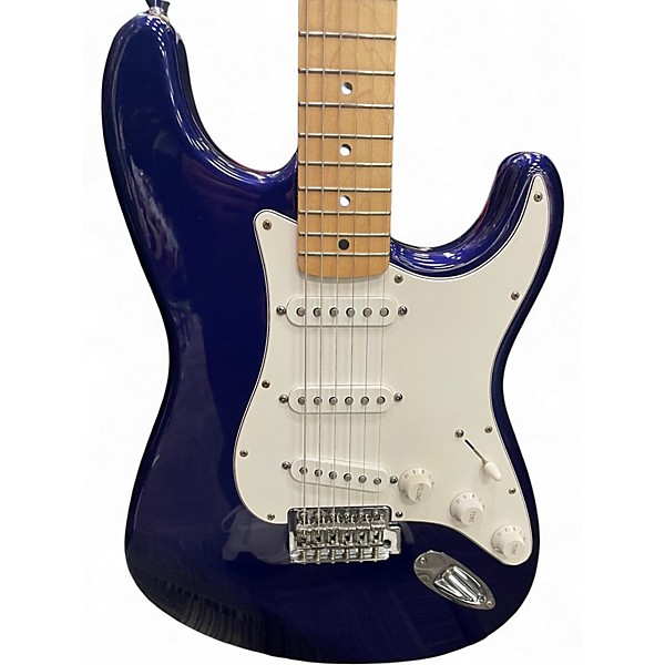 Used Fender Standard Stratocaster Midnight Blue Solid Body Electric Guitar