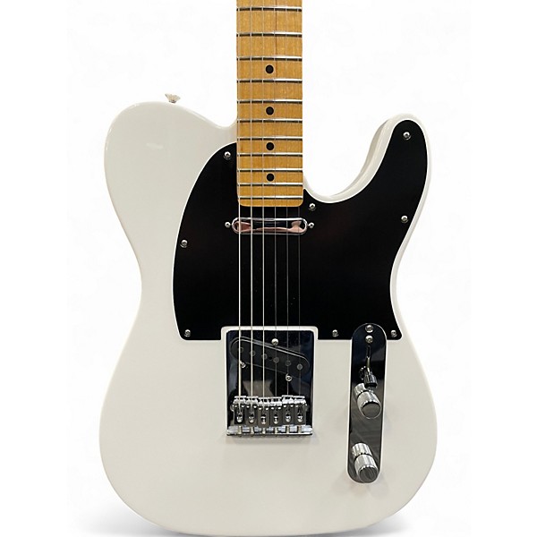 Used Fender Player Telecaster White Solid Body Electric Guitar