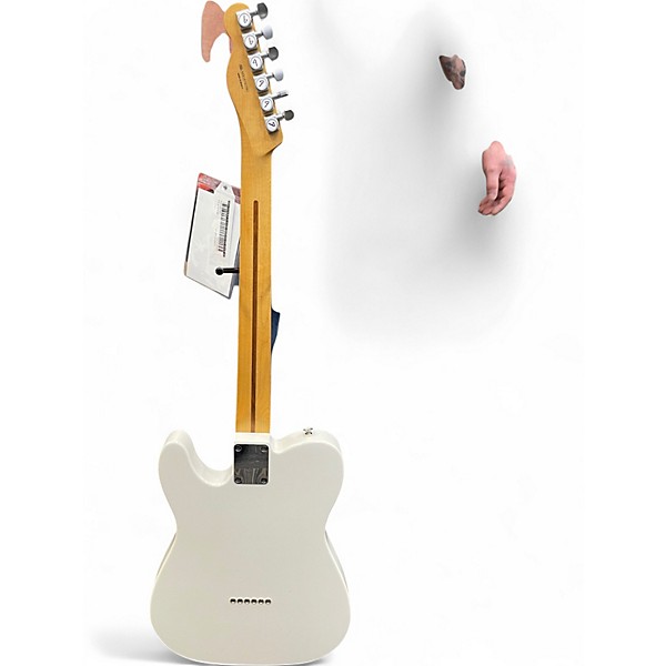 Used Fender Player Telecaster White Solid Body Electric Guitar