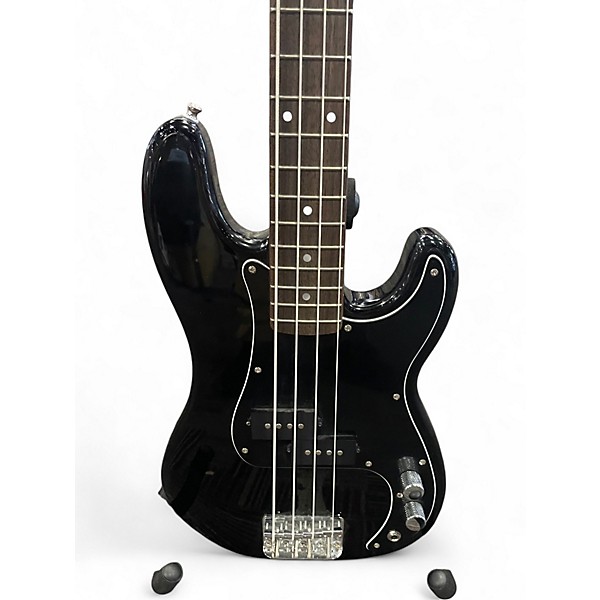 Used Squier MINI PRECIISION BASS Black Electric Bass Guitar
