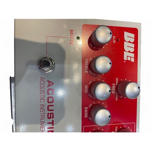 Used BBE Acoustimax Sonic Maximizer/Preamp Pedal Guitar Preamp