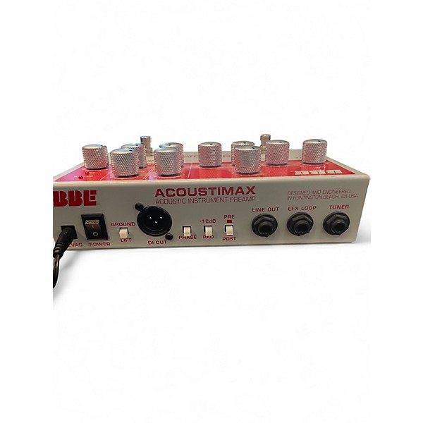 Used BBE Acoustimax Sonic Maximizer/Preamp Pedal Guitar Preamp