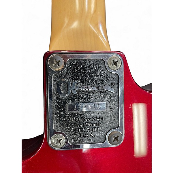 Used Charvel 3DR Burgundy Solid Body Electric Guitar