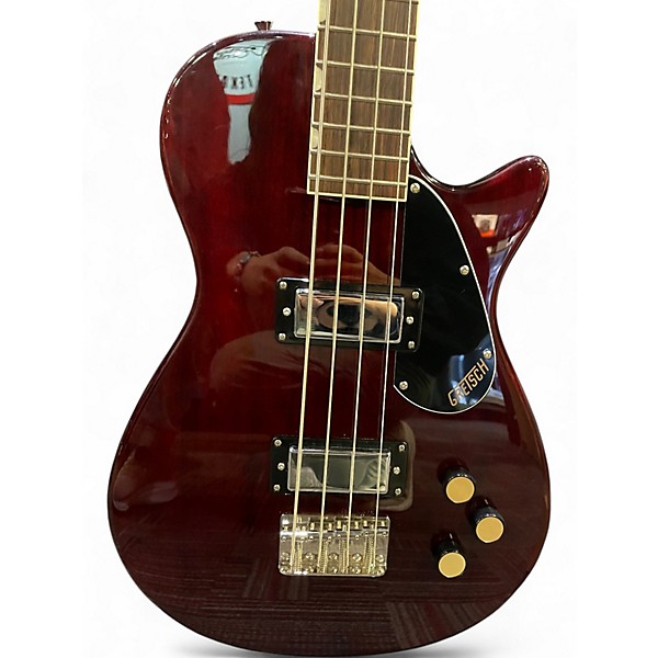 Used Gretsch Guitars STREAMLINER JET CLUB BASS WINE RED Electric Bass Guitar