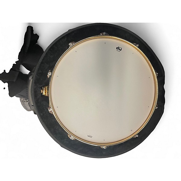 Used 2016 DW 14in Collectors Series Fleetwood Mac ICON Snare Gold Drum