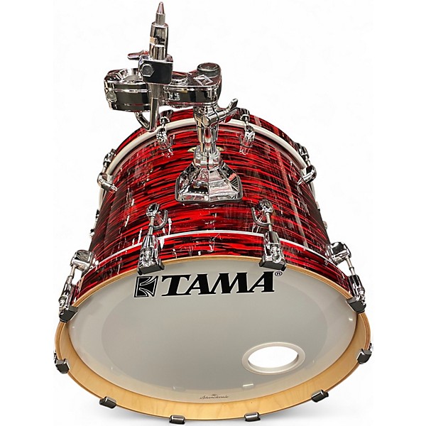 Used TAMA 3 Piece Starclassic RED OYSTER Drum Kit