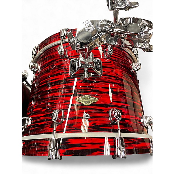 Used TAMA 3 Piece Starclassic RED OYSTER Drum Kit