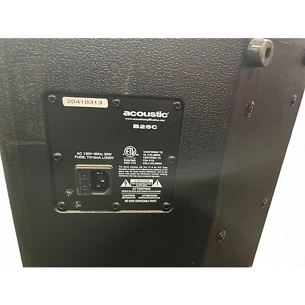 Used Acoustic B25C Bass Combo Amp