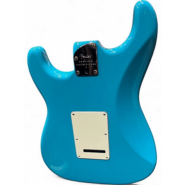Used Fender American Professional II Stratocaster MIAMI BLUE Solid Body Electric Guitar