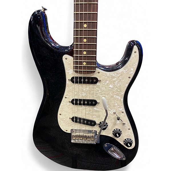 Used Fender 70th Anniversary Player Stratocaster Nebula Noir Solid Body Electric Guitar