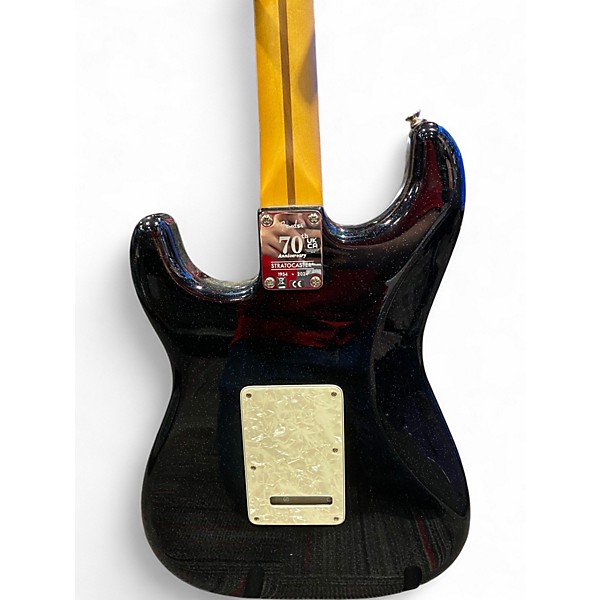 Used Fender 70th Anniversary Player Stratocaster Nebula Noir Solid Body Electric Guitar