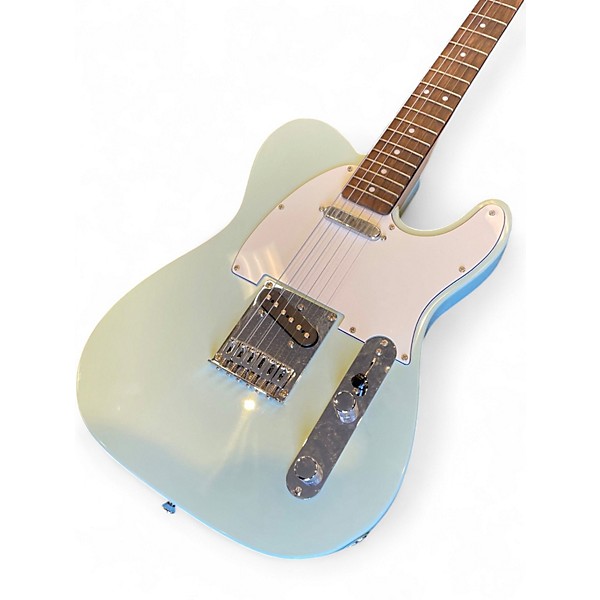 Used Squier Telecaster Surf Green Solid Body Electric Guitar