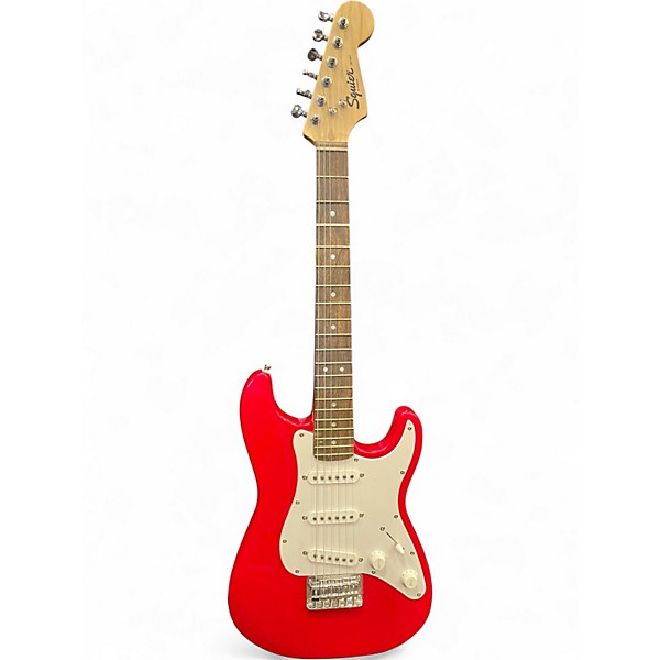 Used Squier Mini Affinity Stratocaster Red Electric Guitar