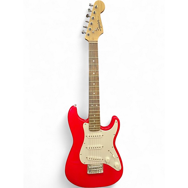 Used Squier Mini Affinity Stratocaster Red Electric Guitar