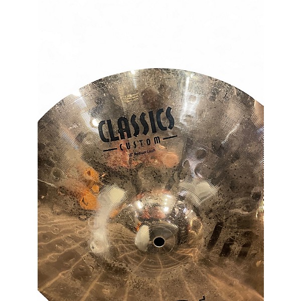 Used MEINL 16in CLASSICS CUSTOM MEDIUM CRASH Cymbal