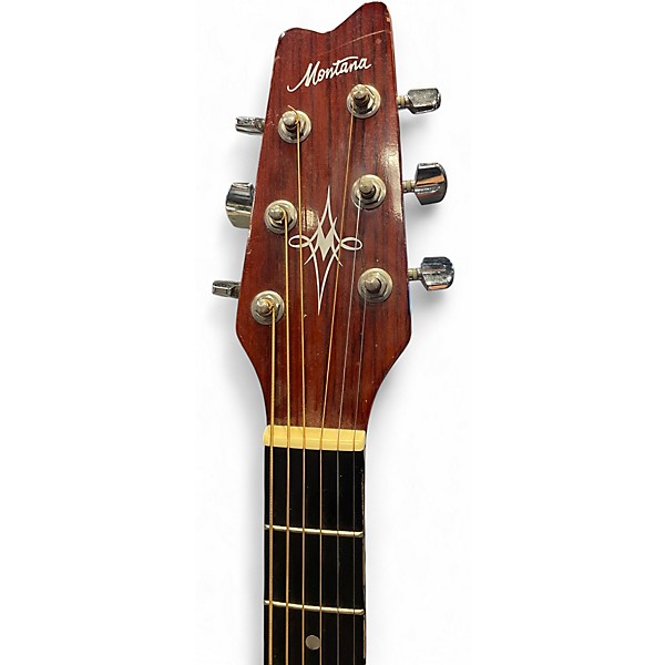 Used Montana MT104 Natural Acoustic Guitar