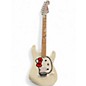 Used Squier Hello Kitty Stratocaster Single Hum Pink With Kitty Pickguard white Solid Body Electric Guitar thumbnail